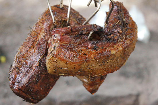 焚き火で10時間 ひたすら炙る 肉料理 肉レポ Camp Site